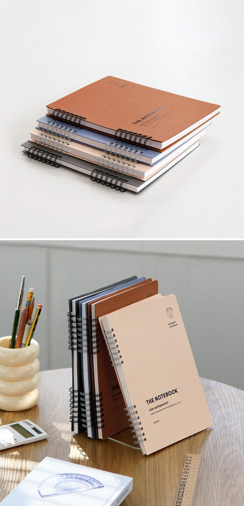 A5 Compact Math Notebook _ Four divisions [4colors]