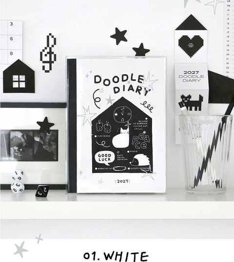 2027 Doodle Weekly Planner [4types]