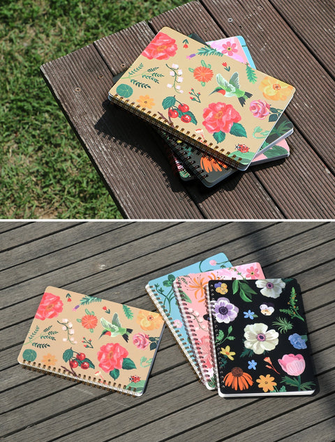 Blooming Line Notebook [4types]