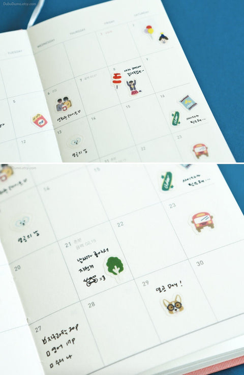 Planner Deco Seal Sticker [05 Bakery]