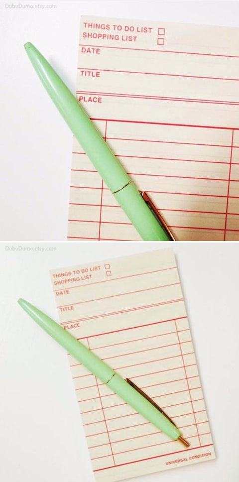To Do List Memo Pad [Red] | Checklist Notepad