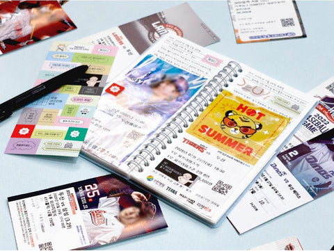 Catch Your Days Pocket Ticket Notebook [4types] | Archiving Notebook | Storage