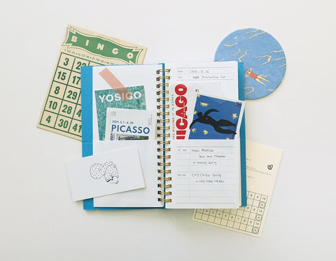 Memories in a Pocket Notebook ver.2 [2colors] | Archiving Notebook | Storage