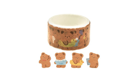 Bear Outing Masking Tape