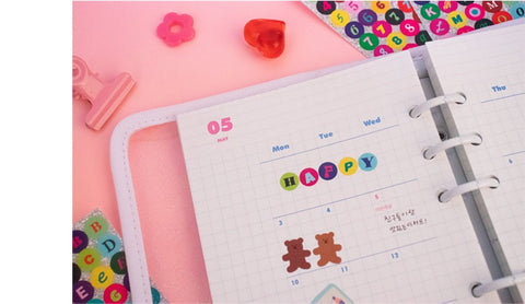 Retro Glitter Sticker Pack | 2sheets