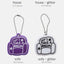 BE ON D Reflector Key Rings [6types] | Diary Charm