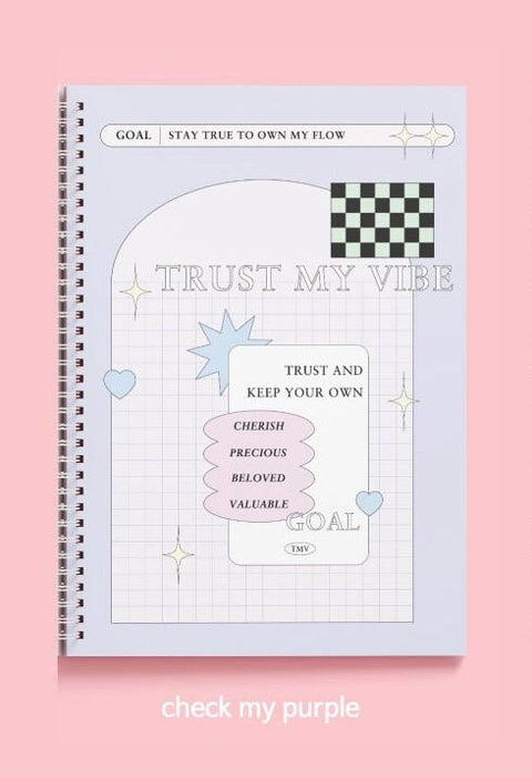 Check My Vibe Daily Planner [Check My Purple]