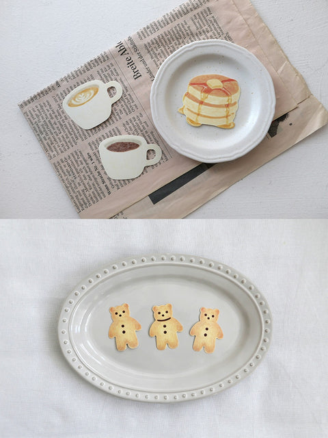 Planner Seal Stickers [1535 happy in the cafe]