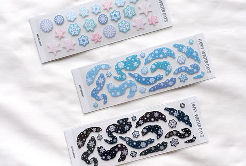 Snowstorm Seal Sticker [3types] | Deco Sticker