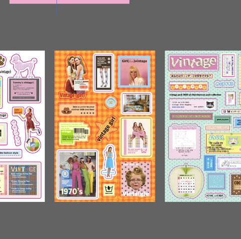 Vintage Sticker Pack