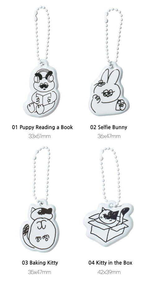 Drawing Diary Charm [4types] | Key Ring