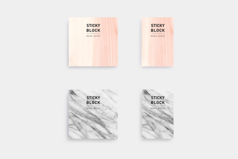 Sticky Block Memo Notes L [Wood]