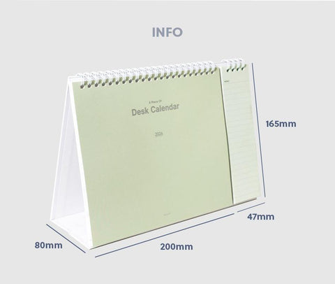 2026 A Piece of Desk Calendar [4colors]