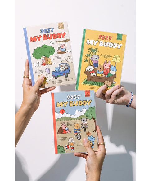 2027 My Buddy Weekly Planner [3colors] | 2027 Weekly Diary