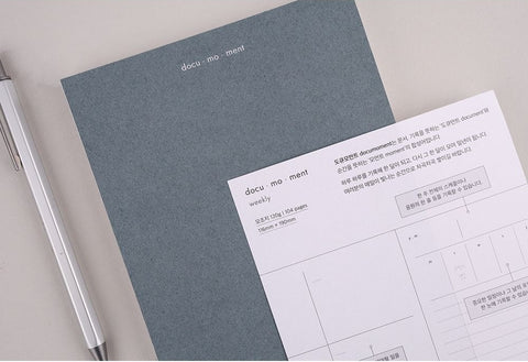 Docu Moment Weekly Planner [2types] | Weekly Diary