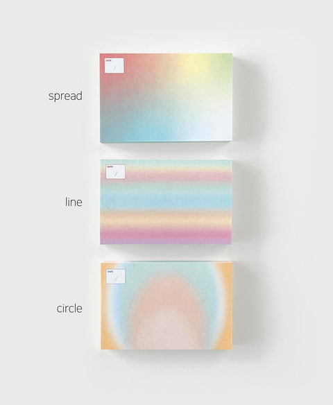 OAB Rainbow Memo Pad [3types]