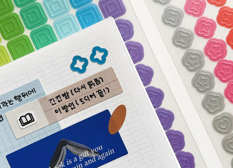 Donut Shaped Transparent Seal Sticker | Deco Sticker