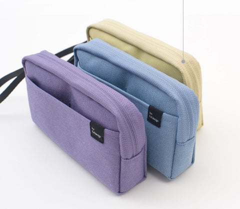 Multi Pocket Long Pouch v.2 [6colors] | Pen Pouch | Daily Pouch | Makeup Pouch