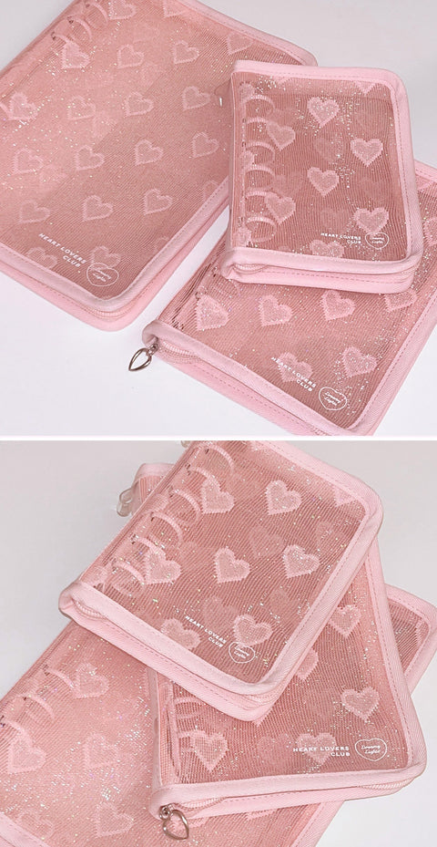 A5 Heart Lover's Club: 6-ring Diary Cover