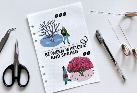 Black Line Masking Tape [3typs]