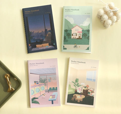 Pocket Notebook v.3 _ Line [4types]