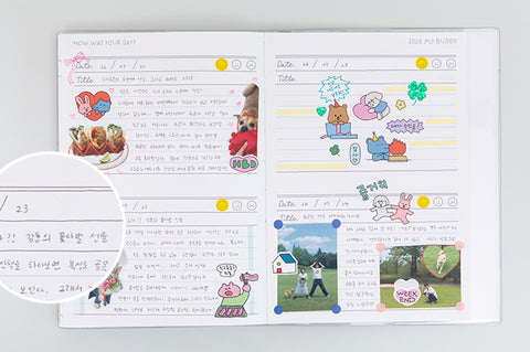 2026 My Buddy Weekly Planner [3colors] | 2026 Weekly Diary