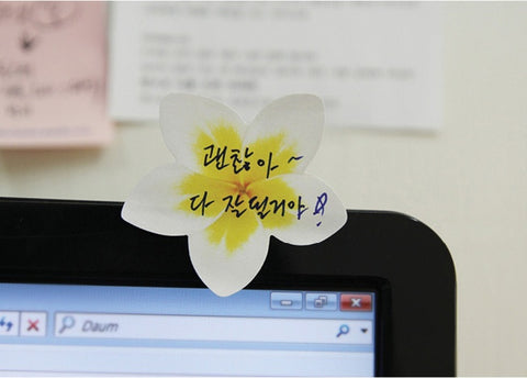 Plumeria Sticky Notes | Flower