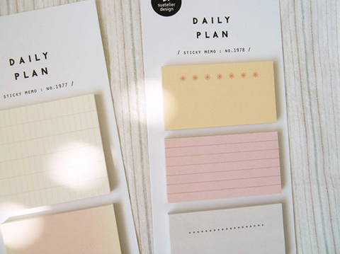 Daily Plan Sticky Notes [1976-1978]
