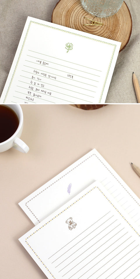 Near & Deer Memo Pad [8types] | Letter