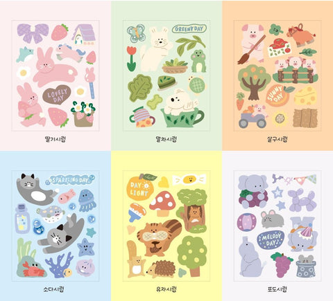 GGU GGU Deco Sticker Pack ver.8 | 6sheets
