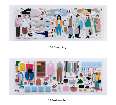 Gestures_Shopping Seal Sticker [2types]