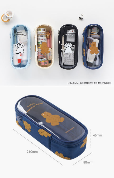 DONATDONAT Transparent Pen Case [2colors]