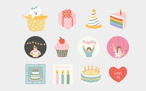 Dailylike Sticker Pack [03 Party]