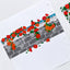 Peony & Trumpet Creeper Seal Sticker [4types] | Deco Sticker