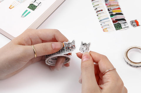 Fashionable Cat Costume Masking Tape Kit