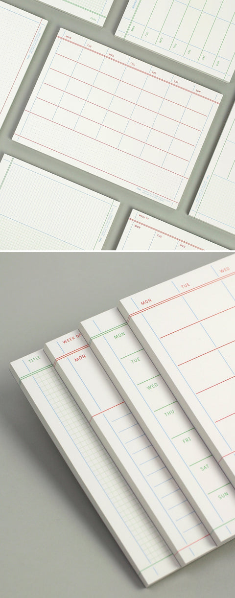 A5 Flat Notepad M [4types]