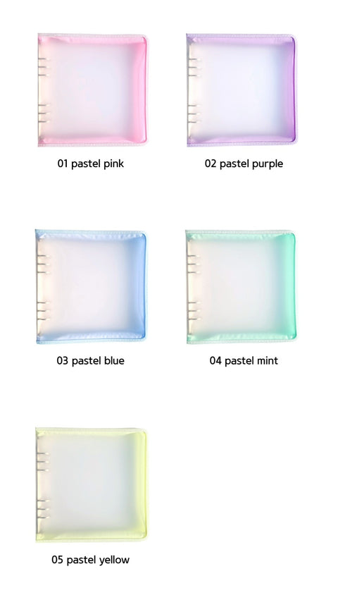 A5 WIDE 6ring Binder Cover v.Pastel [5colors]