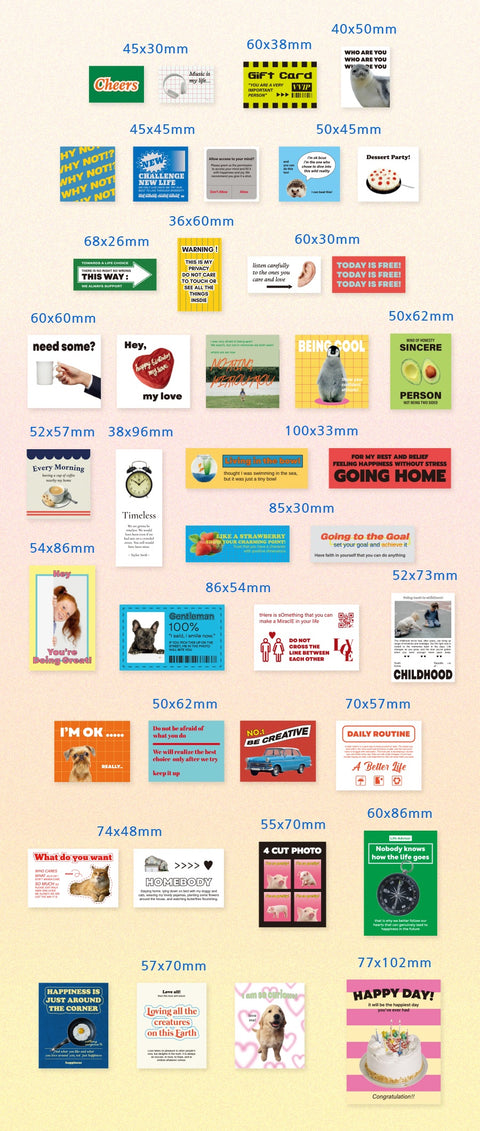 Storage: Message Sticker Pack | 40sheets