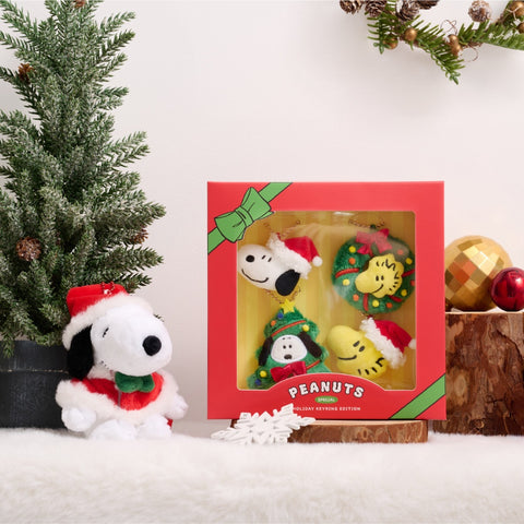 Peanuts Snoopy Holiday Key Ring 4types SET | Christmas, Woodstock, Snoopy | Tree Objet | Ornament