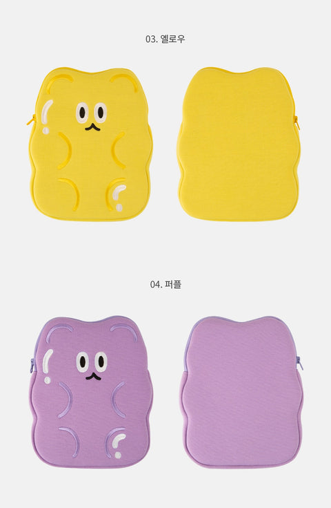 8.3" Jelly Bear Mini Tablet Pouch [4colors] | iPad mini