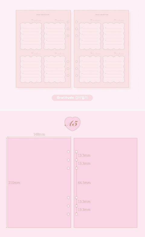 A5 Soft-Simple Inserts [7types] | A5 Refills