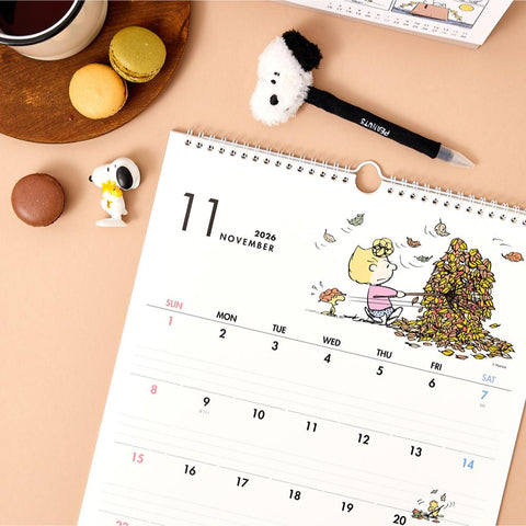 2026 Peanuts Snoopy Wall Calendar
