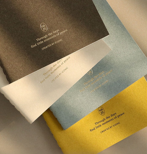 Haze Pocket Line Notebook [4colors] | Ruled Notebook