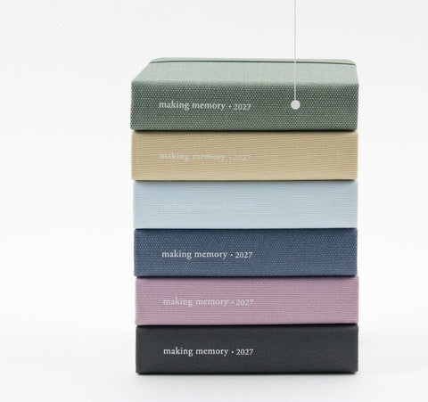 2027 Daily Planner Mini [6colors] | Making Memory Daily 2027