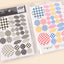 This & That Check Pattern Sticker Pack [2colors] | 8sheets