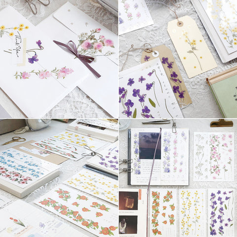 Flower Sticker 6 Set [2types]