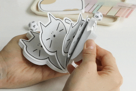 Doodle Cat Memo Pad [4types] | Kitty Notepad