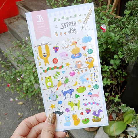 Planner Stickers [2001 spring day]