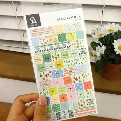 Planner Stickers [2023 design pattern] | key board sticker