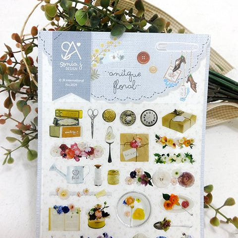 Planner Stickers [2029 antique floral]